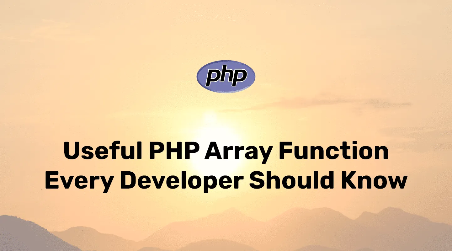 Most Useful Array Function In PHP